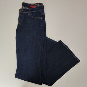 X2 Jeans Slim Who Low Rise Flare Leg Size 8